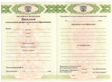Диплом ПТУ (Училища) с 2011 по 2026 годы